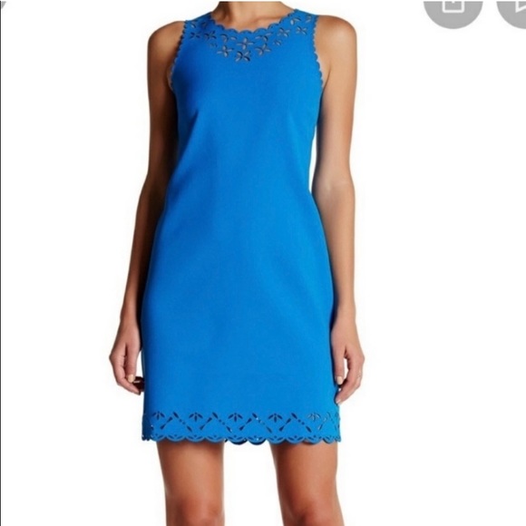 J Crew Blue Sleeveless Dress 4 - Picture 1 of 1